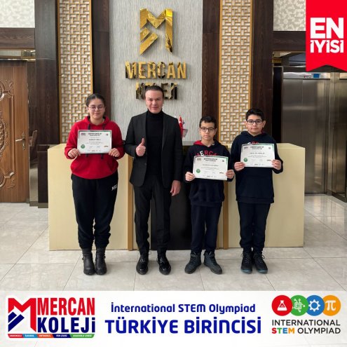 Mercan Koleji Türkiye Birincisi